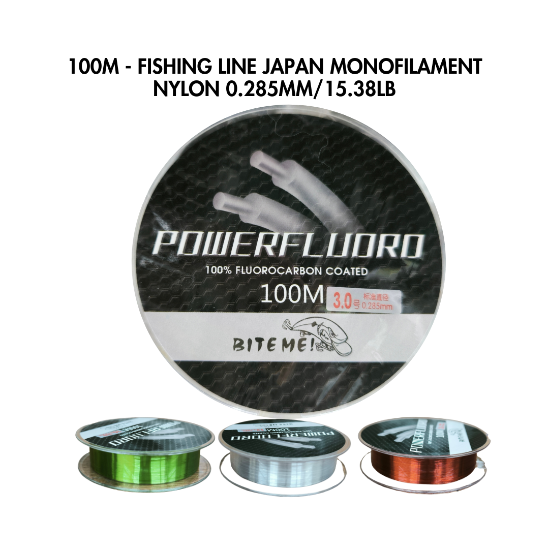 Tali Pancing / Leader Fishing Line Japan Monofilament Nylon | 0.285 mm15.38 LB 100M