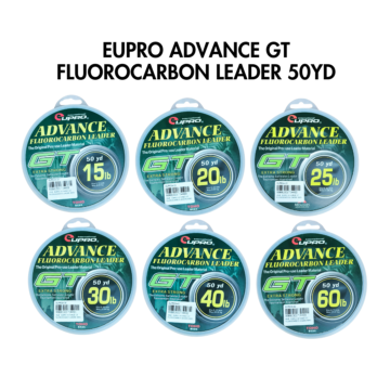 Tali Perambut Pancing (GT) / EUPRO Advance GT Fluorocarbon Leader 50YD