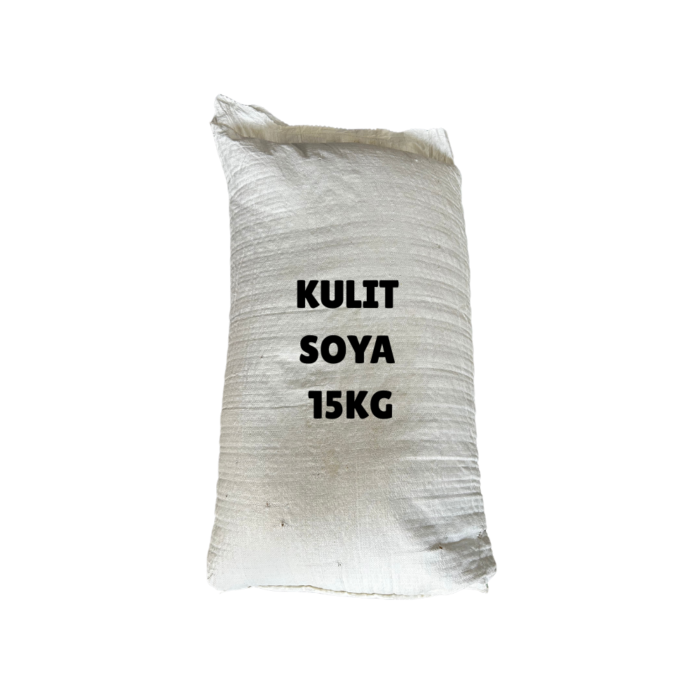 Dedak Makanan Haiwan Kulit Kacang Soya | 15Kg