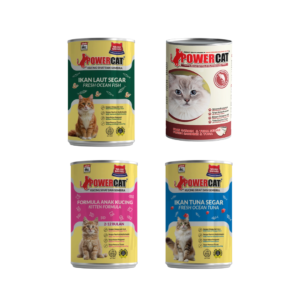 Makanan Kucing Basah Tin Powercat / Wet Food Canned | 400g