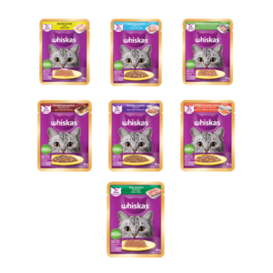 Whiskas 1+ Years / Makanan Kucing Pouch Wet Food | 80g