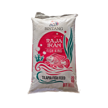 Dedak Makanan Ikan Air Tawar BT01 Permulaan / Floating Freshwater Fish Feed | Raja Ikan Bintang | 20Kg