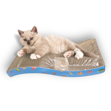 Cat Scratching Pad Board / Kucing Asah Kuku / Scratching Pad (FREE catnip)