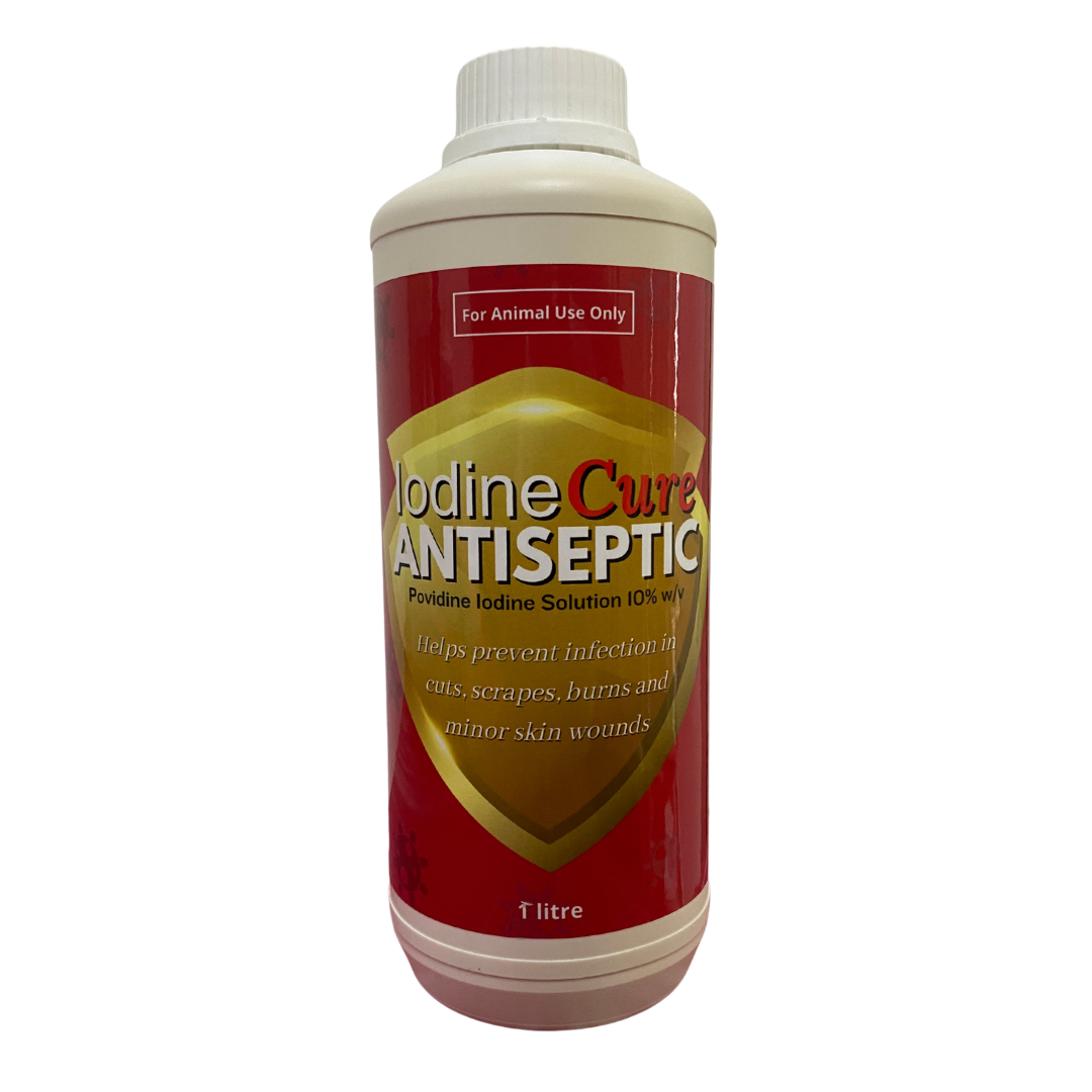 Iodin Cure Antiseptic / Cegah Jangkitan Kuman Ternakan | 1 Liter