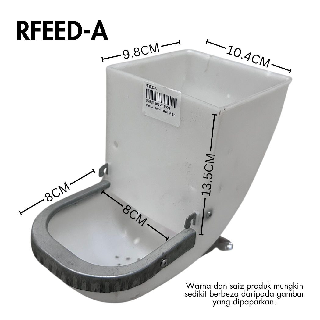 Bekas Makanan Arnab / Rabbit Feeder