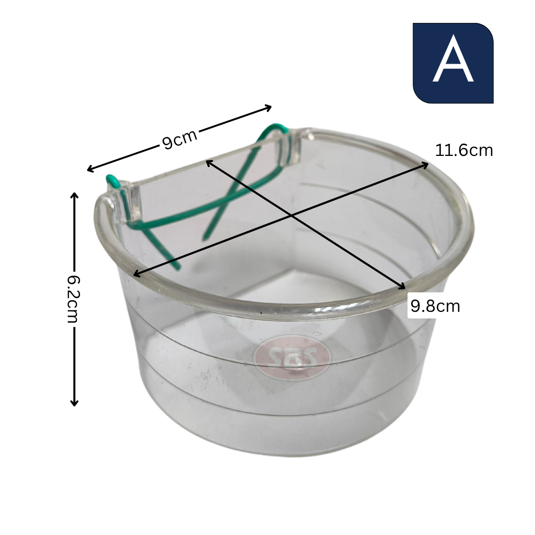 Cawan Burung | Bird Feeder & Water Cup | 1 Unit - Image 2