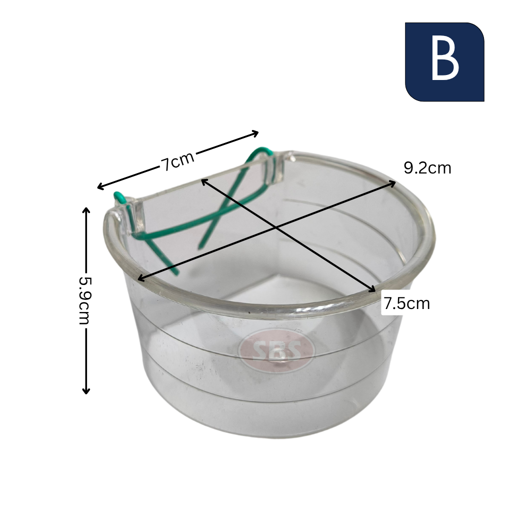 Cawan Burung | Bird Feeder & Water Cup | 1 Unit - Image 3
