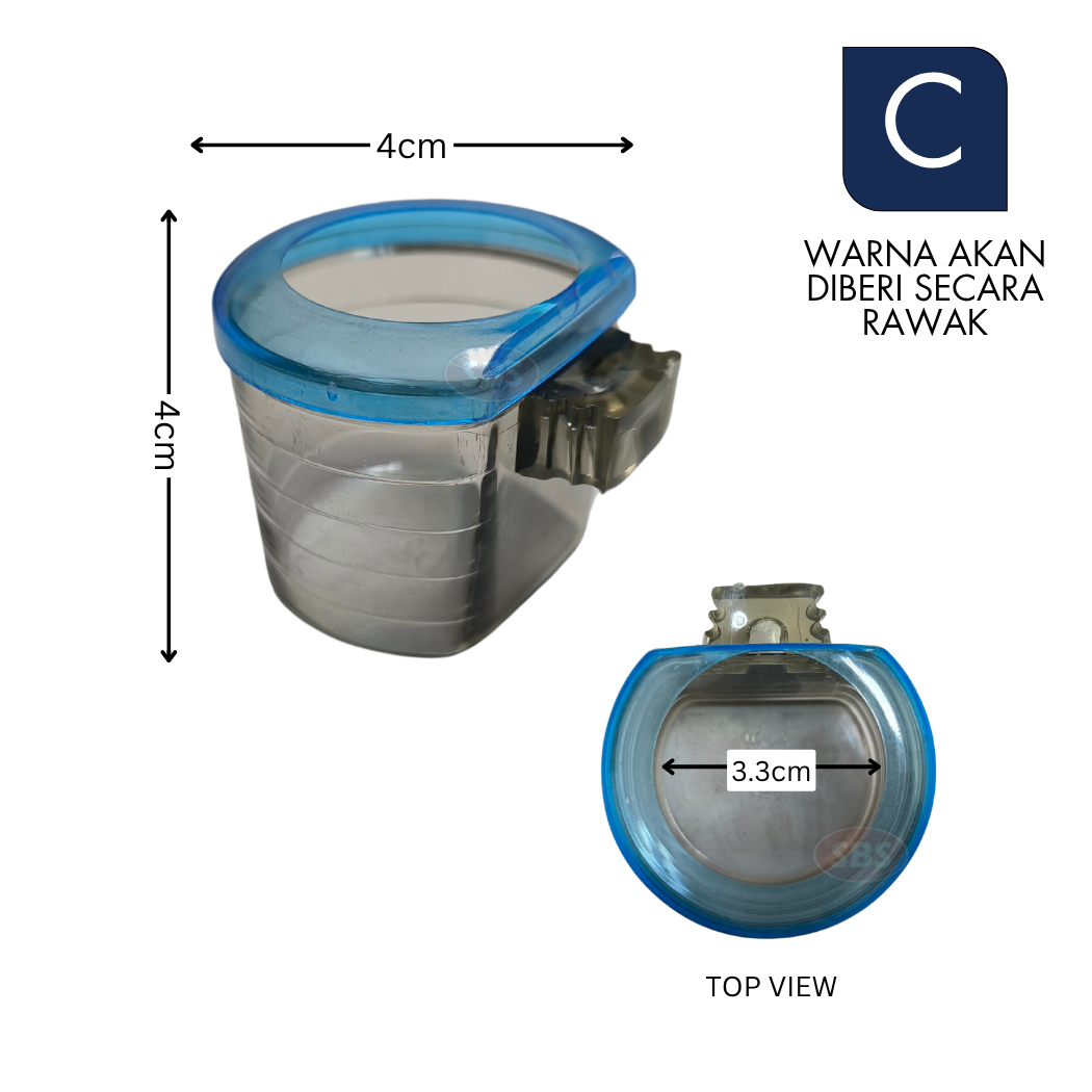 Cawan Burung | Bird Feeder & Water Cup | 1 Unit - Image 4