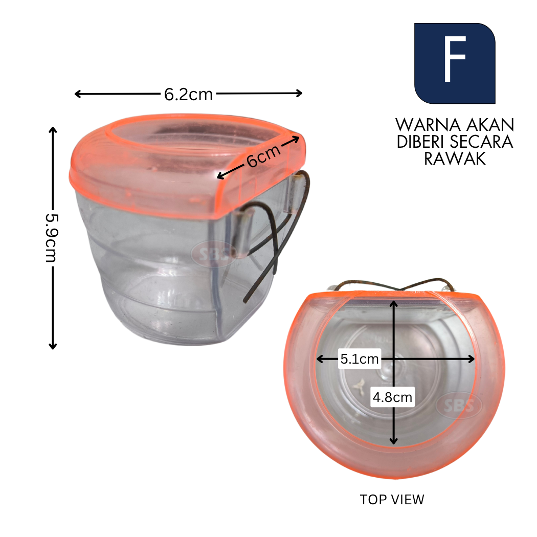 Cawan Burung | Bird Feeder & Water Cup | 1 Unit - Image 7