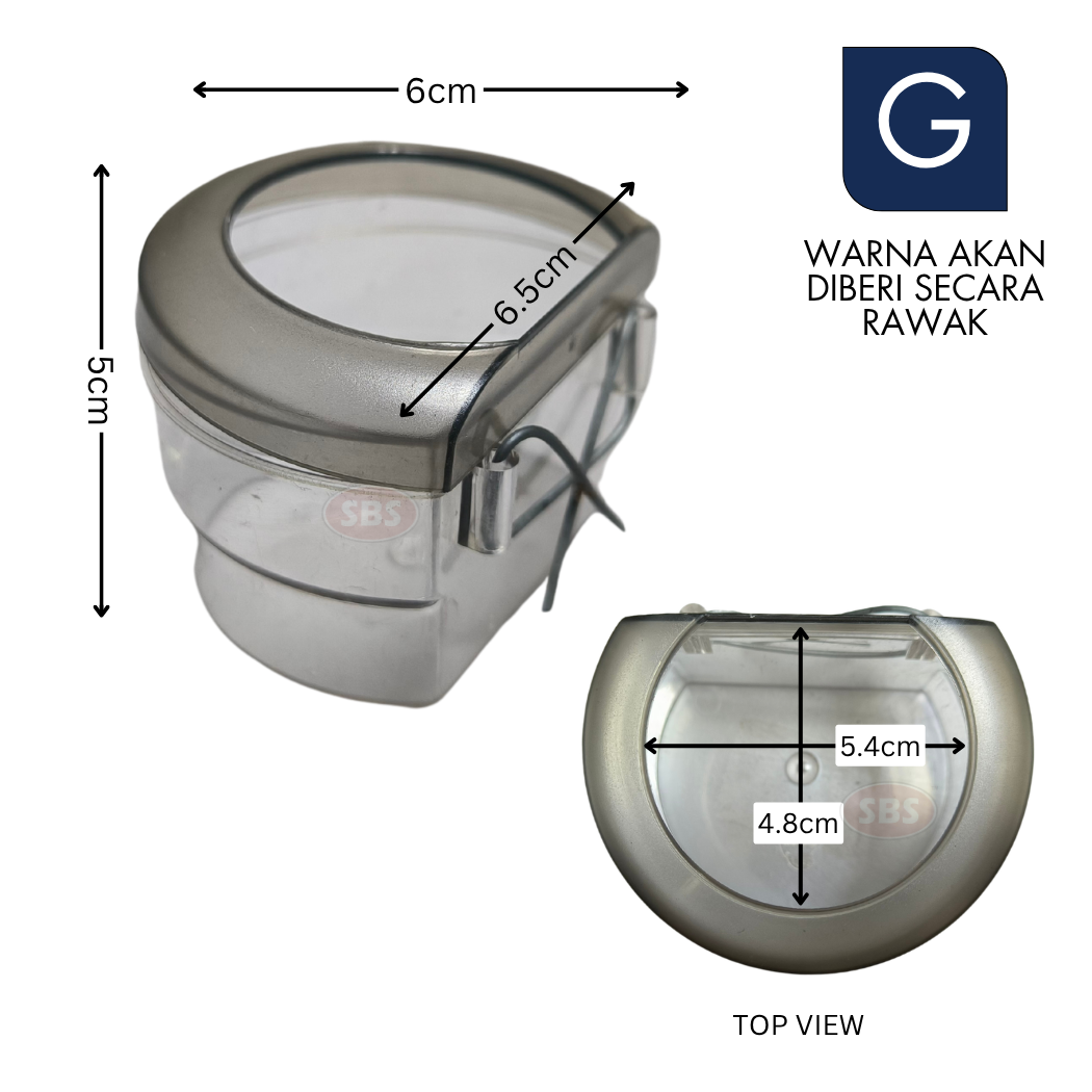 Cawan Burung | Bird Feeder & Water Cup | 1 Unit - Image 8