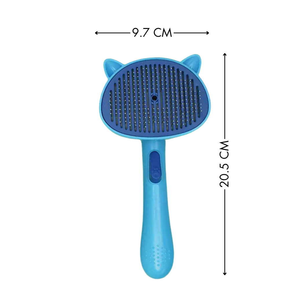 Sikat Kucing & Anjing | Pet Grooming Stainless Steel Brush - Image 3