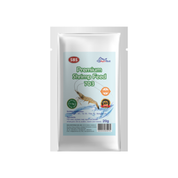 Premium Shrimp Feed 703 / Makanan Udang Premium | SBS Agroternak | 20g